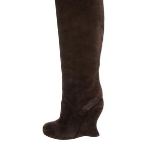 Bottega Veneta Suede Knee-High Boots